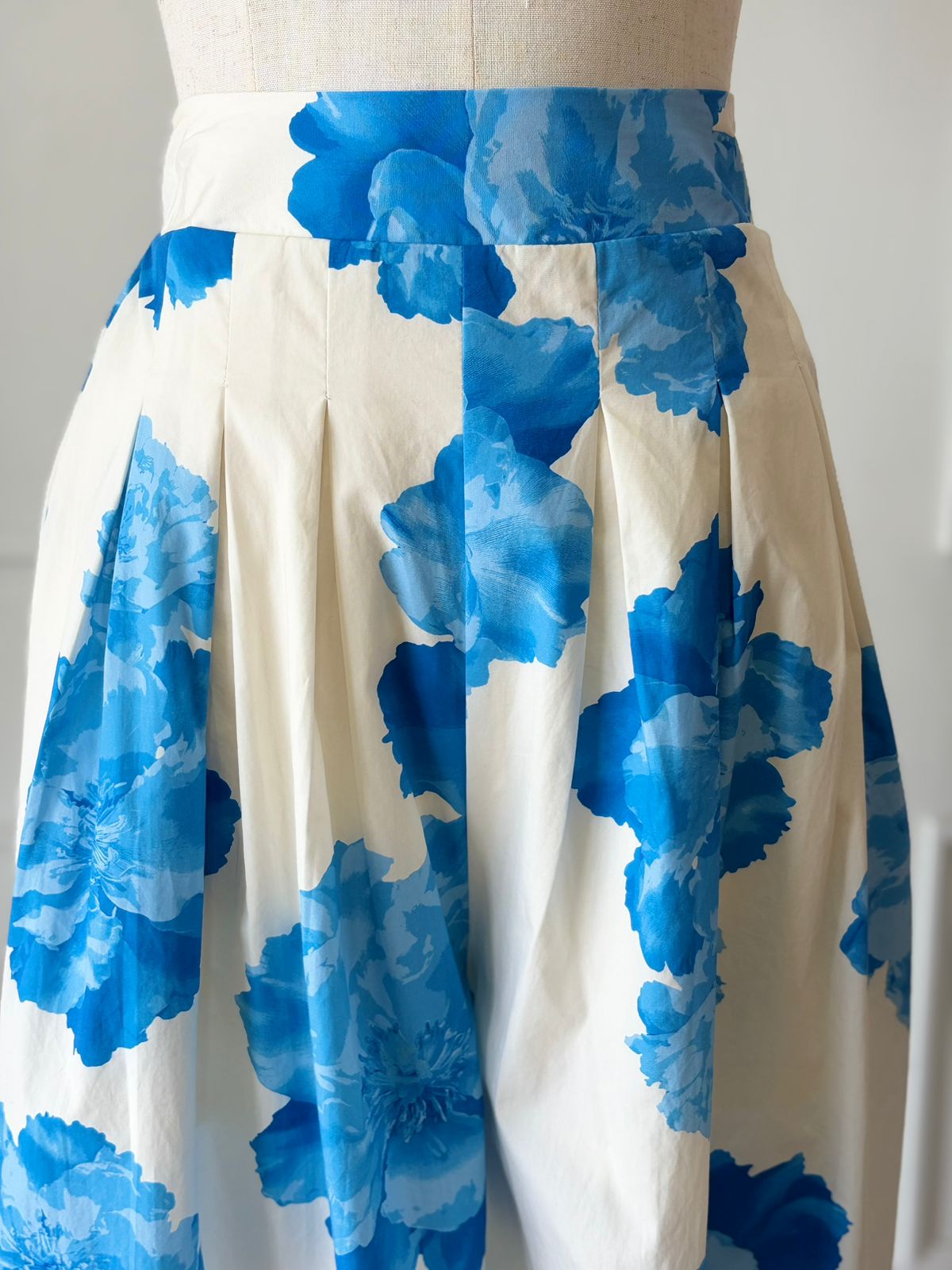 Pantalón Floral Azul