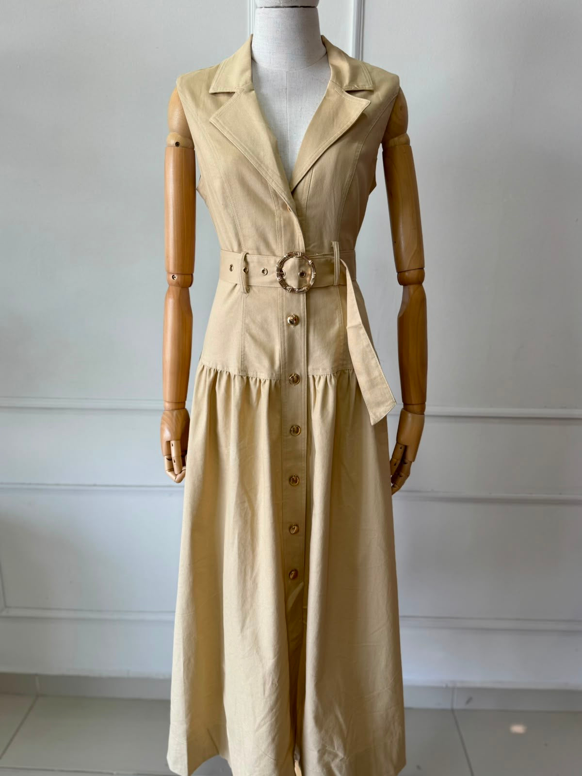 Vestido Beige.