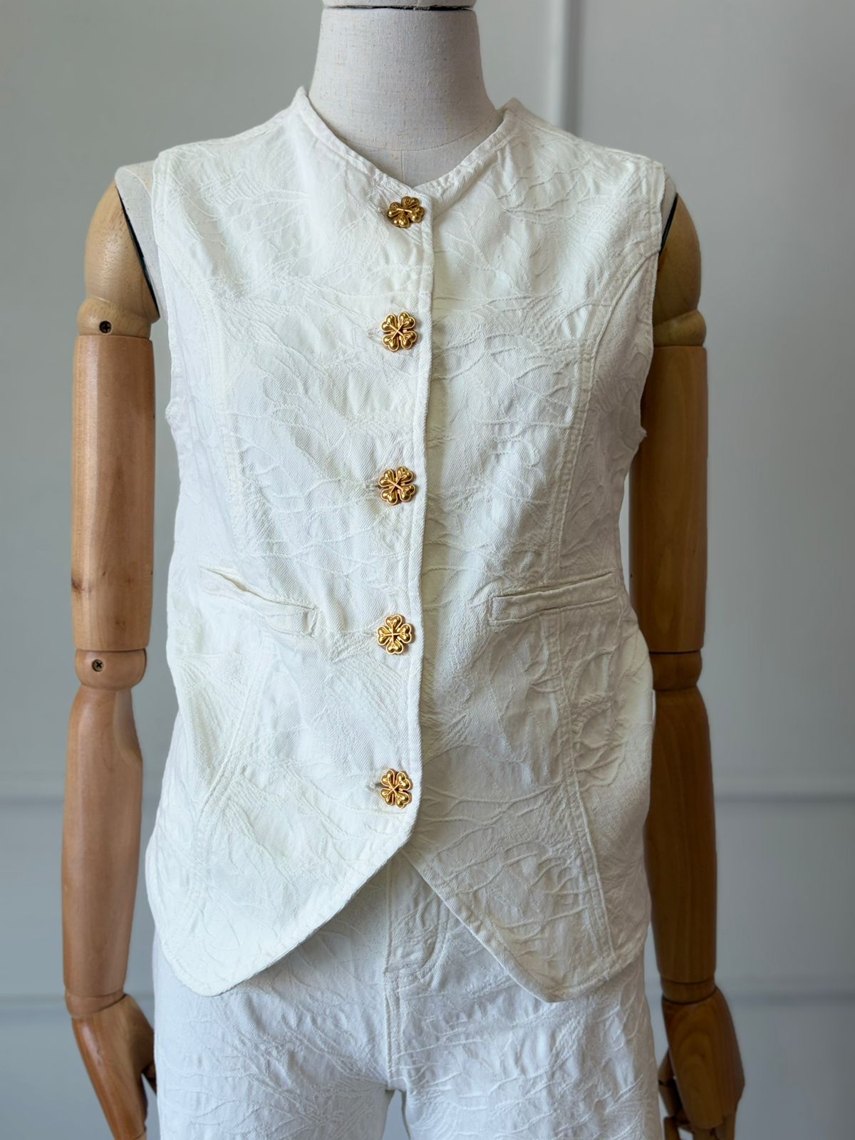 Conjunto Blanco Texturizado