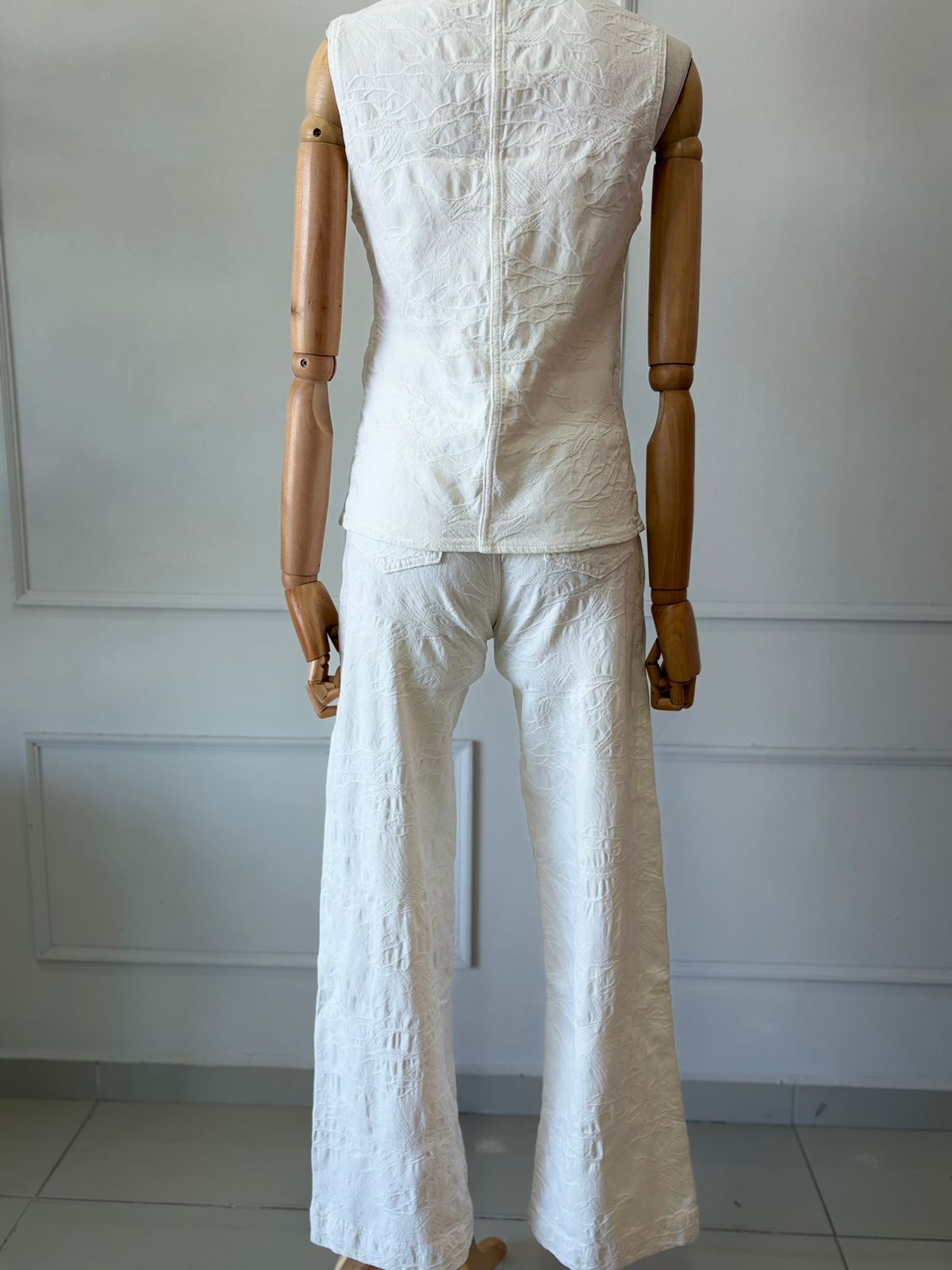 Conjunto Blanco Texturizado
