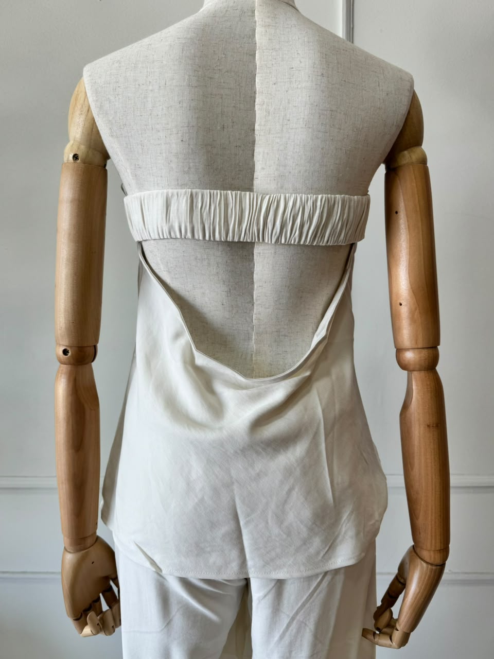 Conjunto blanco de algodón