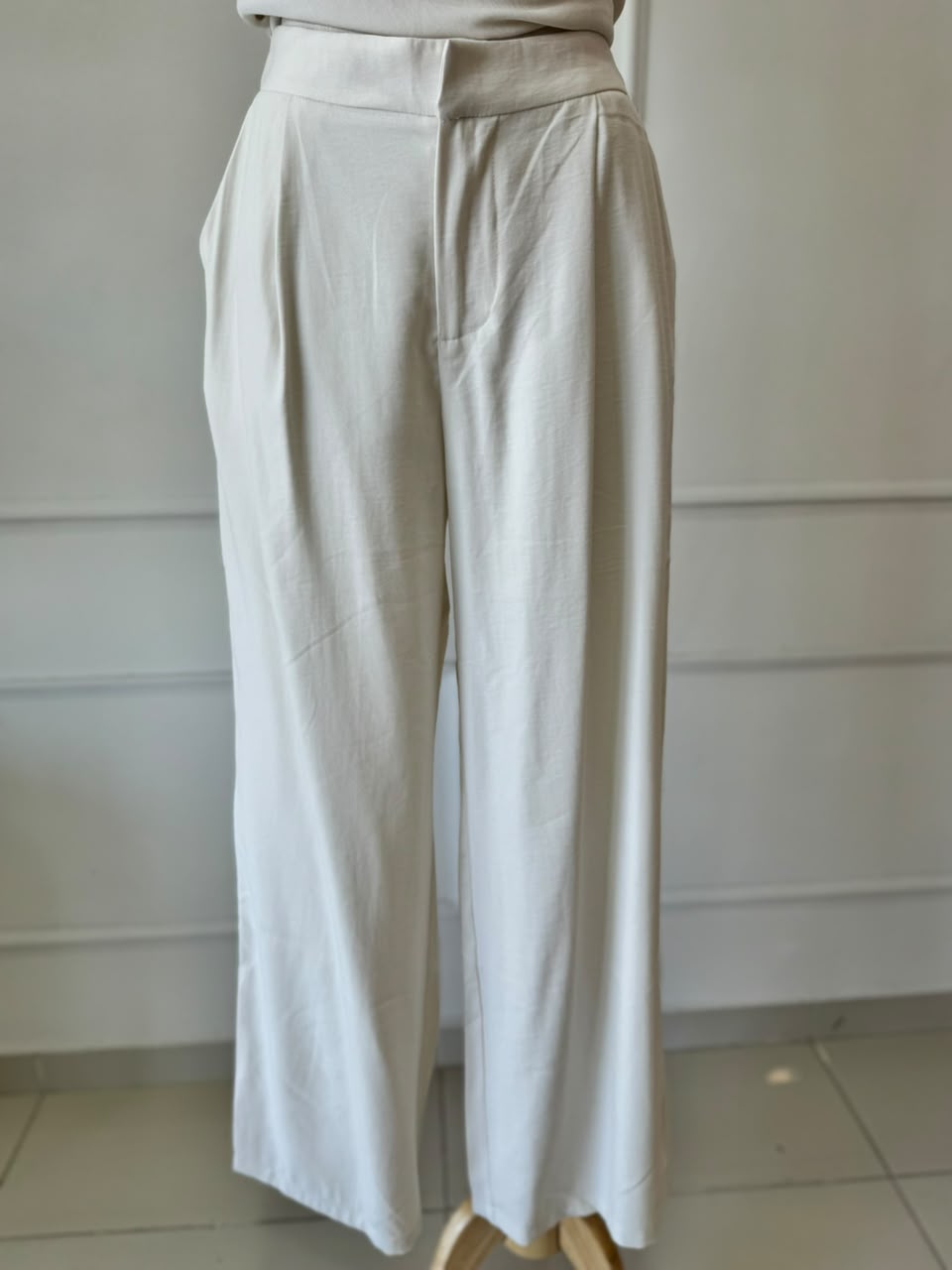Conjunto blanco de algodón