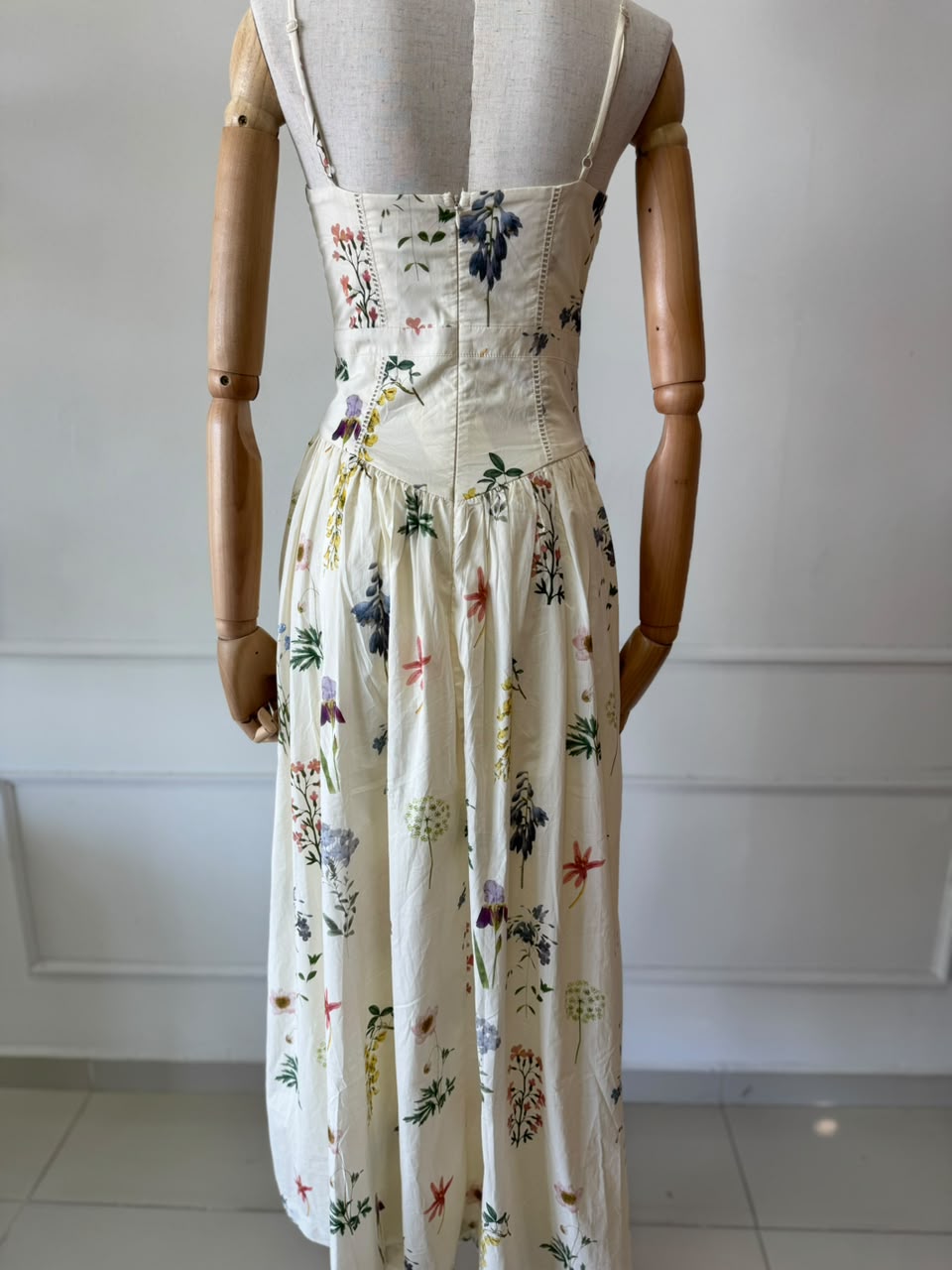 Vestido largo floreado
